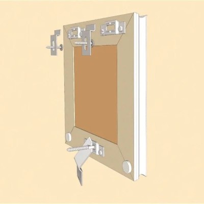 KIT SEGURIDAD ANTIRROBO MARCO MADERA