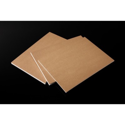 CARTÃO PLUMA KRAFT BRANCO ADESIVO