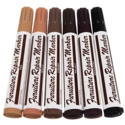 WOOD TOUCH-UP KIT WITH MARKERS AND WAXES
