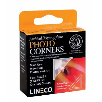 POLYPROPYLENE PHOTO CORNERS