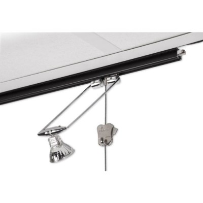 PICTURE HANGING SYSTEMS WITH LIGHTING