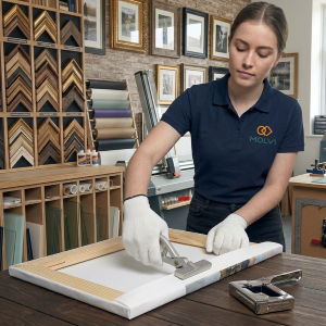 Cómo montar un lienzo en bastidor (guía rápida y profesional)