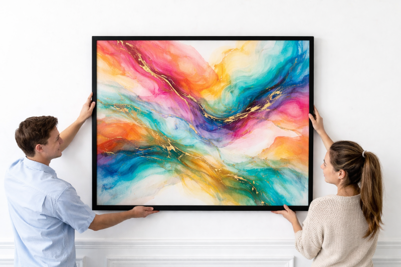 Sistema Profesional para Colgar Cuadros: Seguro, Duradero y Estético