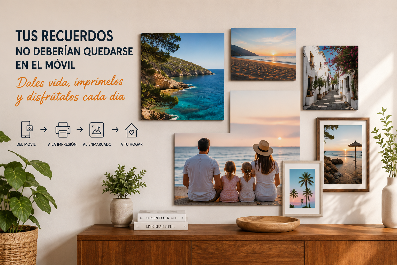 De las vacaciones a casa: convierte tus recuerdos en cuadros para disfrutarlos todo el año
